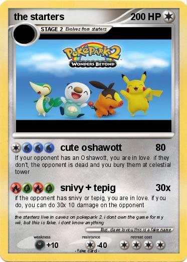 Pokemon the starters