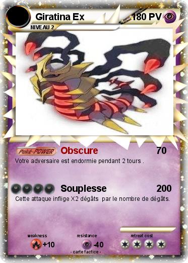 Pokemon Giratina Ex