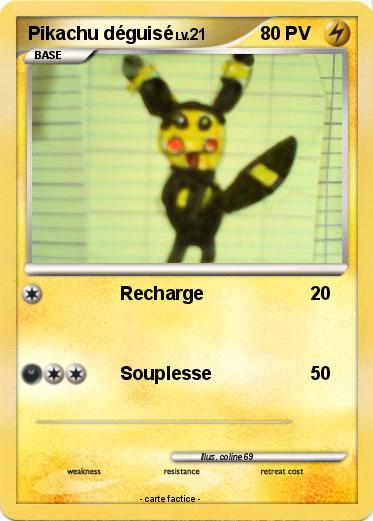 Pokemon Pikachu déguisé