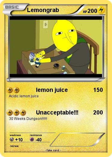 Pokemon Lemongrab