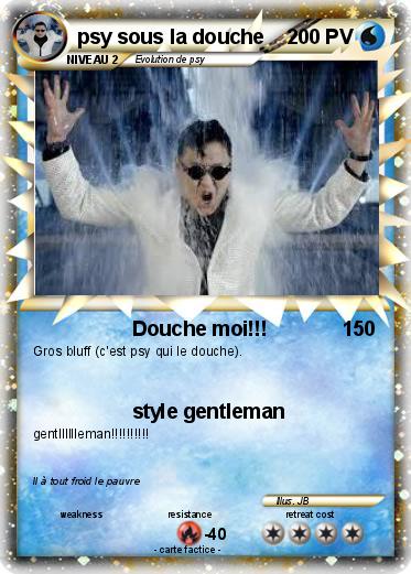 Pokemon psy sous la douche