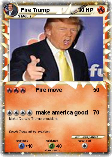 Pokemon Fire Trump