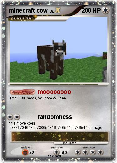 Pokemon minecraft cow