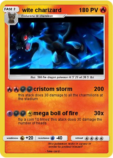 Pokemon wite charizard