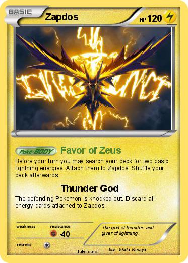 Pokemon Zapdos