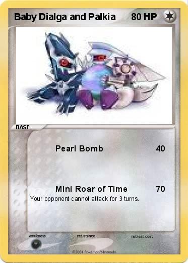 Pokemon Baby Dialga and Palkia