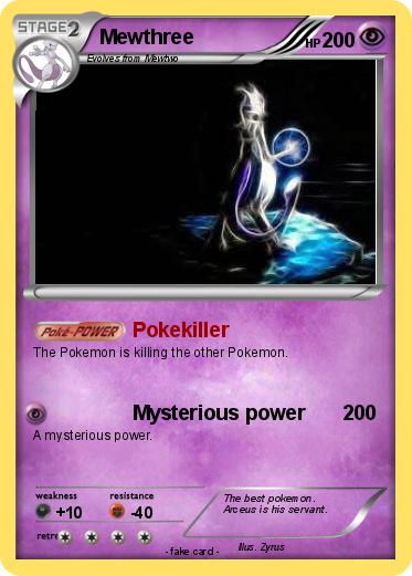 Pokemon Mewthree