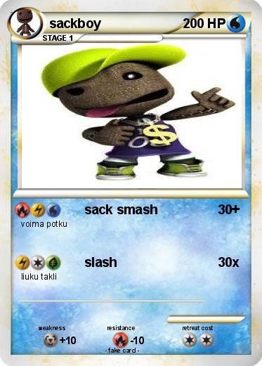 Pokemon sackboy