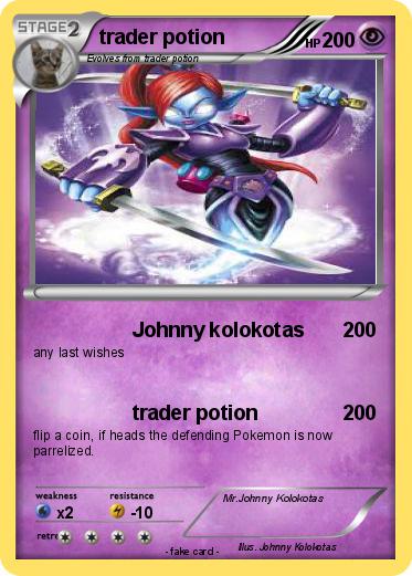 Pokemon trader potion