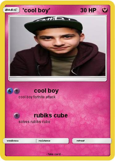 Pokemon 'cool boy'