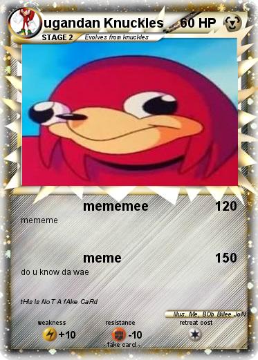 Pokemon ugandan Knuckles