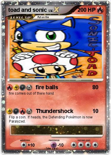 Pokemon toad and sonic