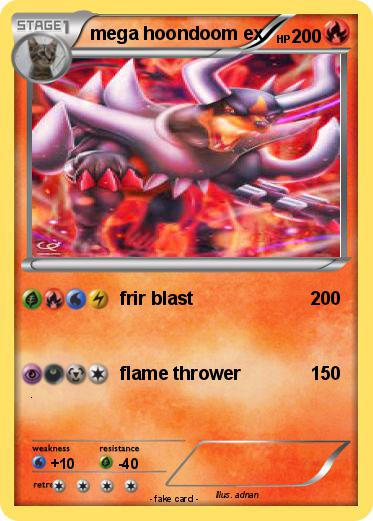 Pokemon mega hoondoom ex