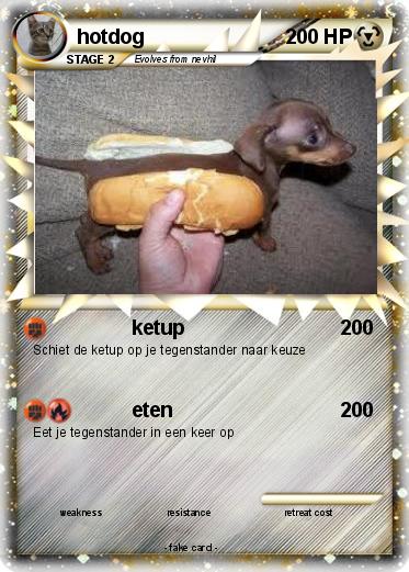 Pokemon hotdog