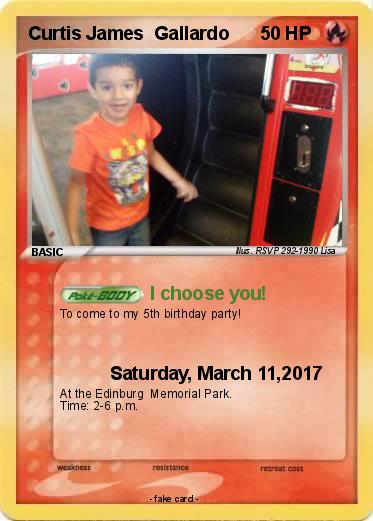 Pokemon Curtis James  Gallardo