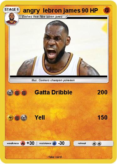 Pokemon angry  lebron james