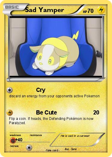 Pokemon Sad Yamper
