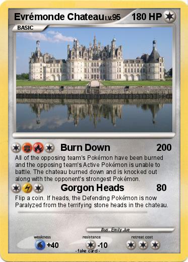 Pokemon Evrémonde Chateau