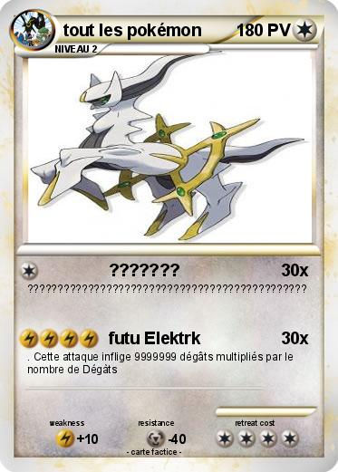 Pokemon tout les pokémon