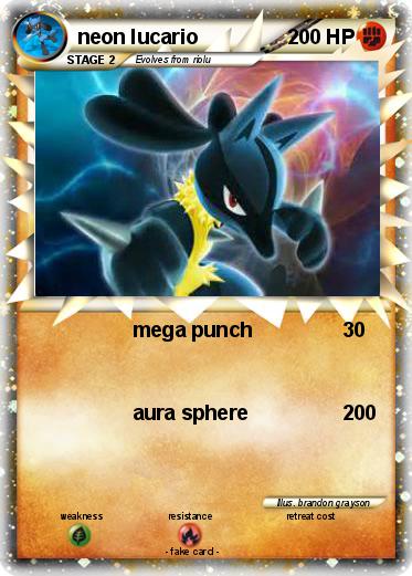 Pokemon neon lucario