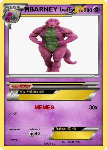Pokemon BARNEY buffy