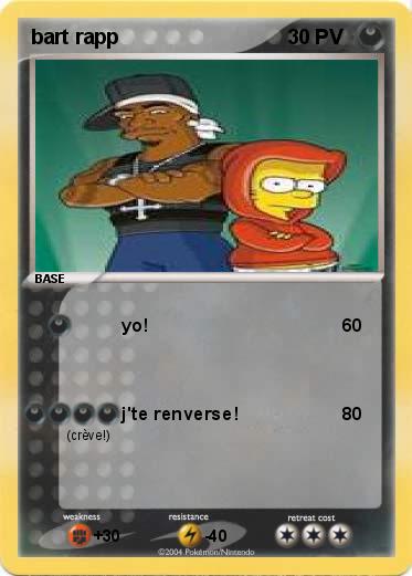 Pokemon bart rapp