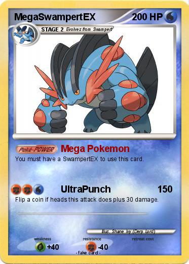 Pokemon MegaSwampertEX