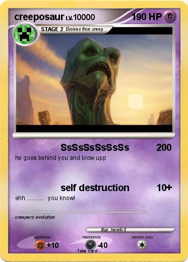 Pokemon creeposaur