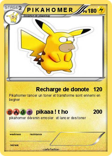 Pokemon P I K A H O M E R