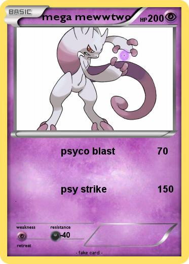 Pokemon mega mewwtwo