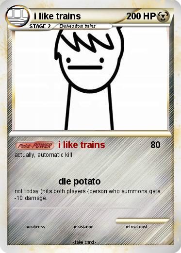 Pokemon i like trains