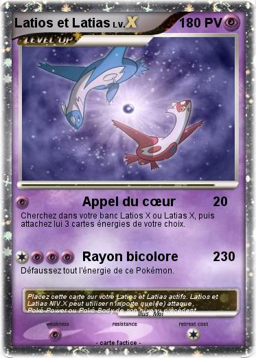 Pokemon Latios et Latias