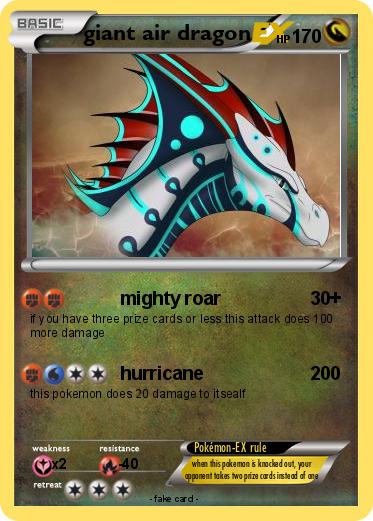 Pokemon giant air dragon