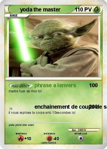 Pokemon yoda the master