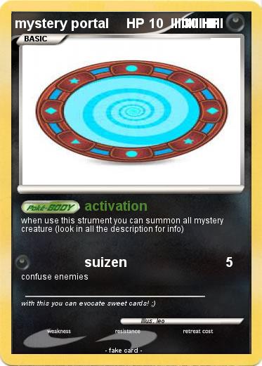 Pokemon mystery portal     HP 10  IIIIIIIIIIIIIII