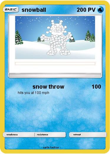 Pokemon snowball