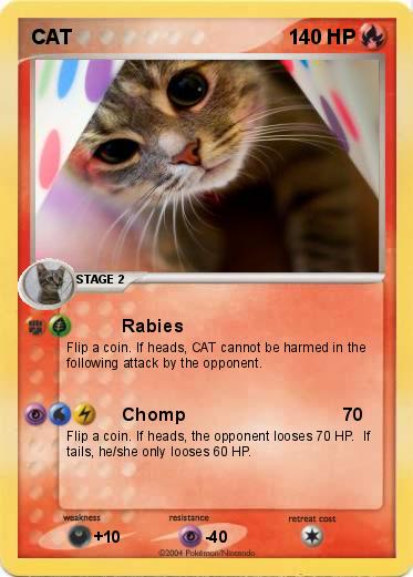 Pokémon CAT 78 78 - Rabies - My Pokemon Card