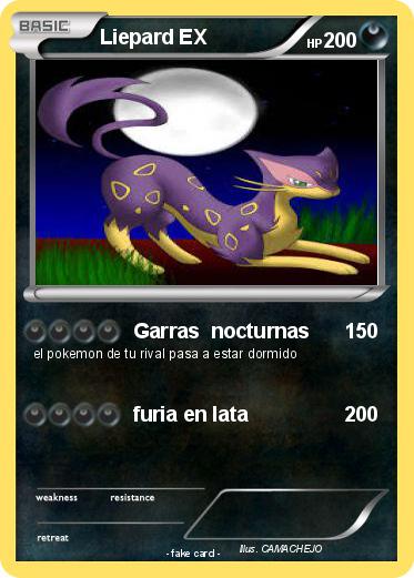 Pokemon Liepard EX