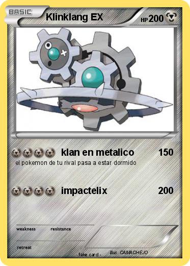 Pokemon Klinklang EX