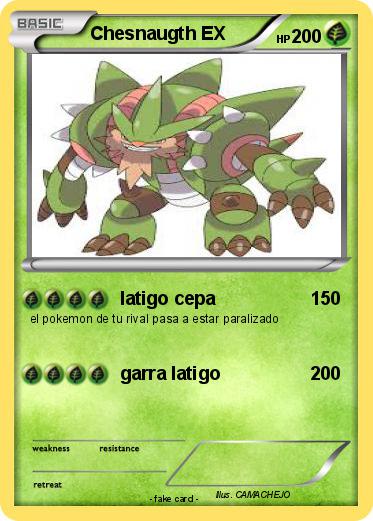 Pokemon Chesnaugth EX