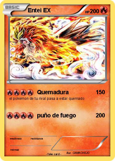 Pokemon Entei EX