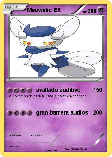 Pokemon Meowstic EX
