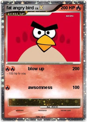 Pokemon fat angry bird