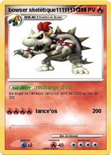 Pokemon bowser skelétique11111111111