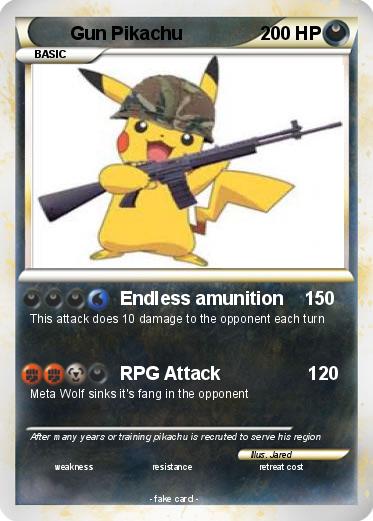 Pokemon Gun Pikachu