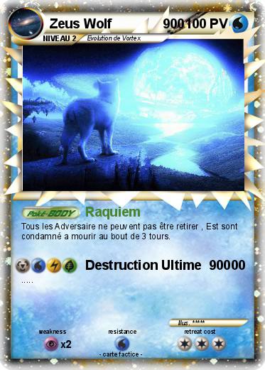 Pokemon Zeus Wolf              900