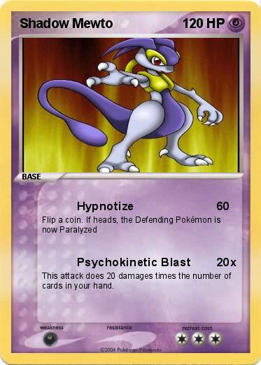 Pokemon Shadow Mewto
