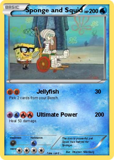 Pokemon Sponge and Squid