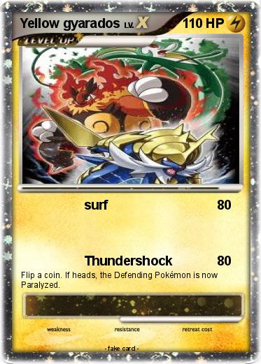 Pokemon Yellow gyarados