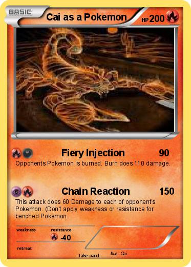 Pokemon Cai as a Pokemon